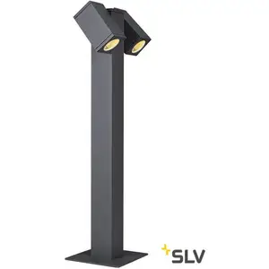 SLV 1002871 THEO PATHLIGHT double QPAR51 Outdoor Stehleuchte anthrazit