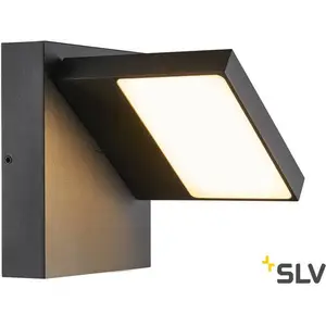SLV 1002989 ABRIDOR Outdoor LED Wandaufbauleuchte IP55 anthrazit