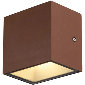 SLV 1005150 SITRA S, LED Outdoor Wandaufbauleuchte, rost farbend, CCT ...