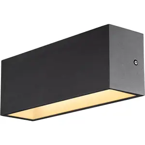 SLV SITRA L WL UP/DOWN, LED Outdoor Wandaufbauleuchte, anthrazit, CCT ...