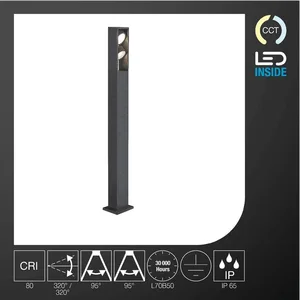 SLV Stehleuchte ESKINA FRAME 125 / LED Außen-Beleuchtung für Wege, Wän...