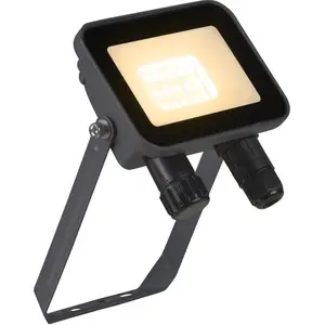 SLV 1006191 FLOODI S, Wand- und Deckenaufbauleuchte anthrazit, transparent 9,3W 3000K 100° IP65