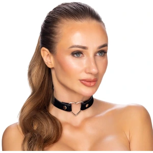 Halsband mit Metallherz günstig