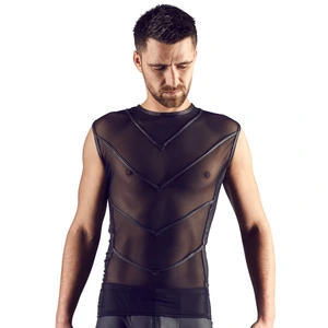 SVENJOYMENT Shirt mit Einsätzen aus Powernet günstig