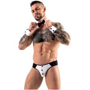 Jockslip plus Handgelenk-Manschetten und Fliege im Set günstig