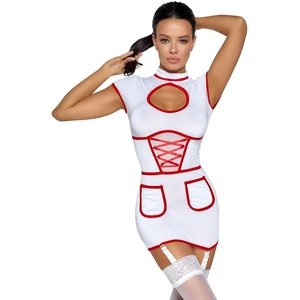 Kleid mit Strapsen im Krankenschwester-Look günstig