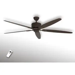 CASAFAN Deckenventilator ECO ELEMENTS, nussbaum/braun Ø 180 cm leise günstig