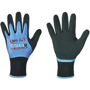 Opti Flex, Schutzhandschuhe, Handschuhe Winter Aqua Guard Grösse 10 schwarz/blau EN 388, EN 511 PSA-Kategorie II (10) günstig