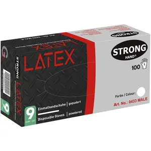 Feldtmann Stronghand, Schutzhandschuhe, Einweghandschuhe Male Grösse XL (10) hellbeige Latex EN 420 PSA-Kategorie I (10) günstig