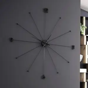 KARE Wanduhr Like Umbrella, Alu, Kunststoff, Ø 100 cm günstig