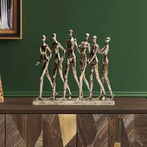 KARE Deko-Figur Hand in Hand, goldfarben, Höhe 27 cm günstig