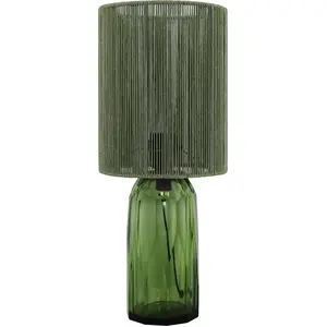Kare Design Tischlampe Veccio, grün, 42x18x18 (HxBxT) günstig