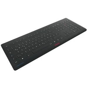 CHERRY Stream Protect kabellose Tastatur - Deutsch - Schwarz