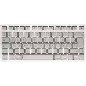 CHERRY KW 7100 MINI BT for MAC, 75%, Kabellos, Bluetooth, Scherenschalter, AZERTY, Weiß