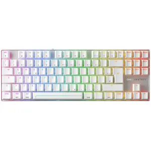 CHERRY XTRFY MX 8.2 Pro TMR Gaming-Tastatur - QWERTZ Deutsch - weiß