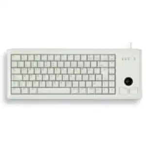 CHERRY G84-4400 Compact-Keyboard Ultraflache Kompakttastatur mit integ...