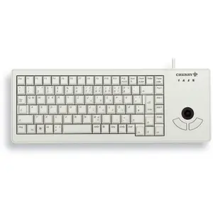 Cherry XS Trackball Keyboard, hellgrau, USB