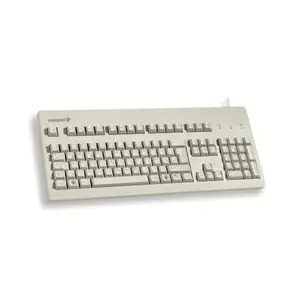CHERRY G80-3000, USB (PS/2 über Adapter) Tastatur, hellgrau