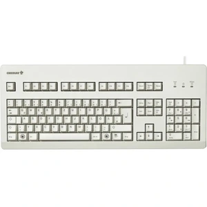 CHERRY G80-3000, Volle Größe (100%), Kabelgebunden, USB, AZERTY, Grau