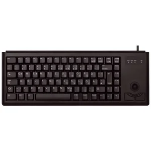 CHERRY G84-4400 Compact-Keyboard Ultraflache Kompakttastatur mit integ...