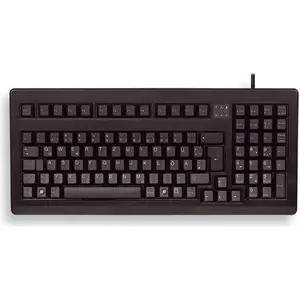 Cherry G80-1800, Kompakte 19" PC-Tastatur USB-Anschluss (inkl. PS/2 üb...