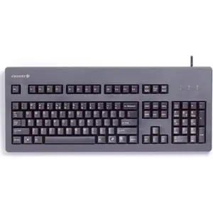 CHERRY G80-3000 USB (PS/2 über Adapter) Tastatur Schwarz