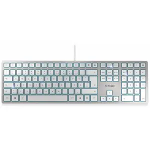CHERRY KC 6000 SLIM, silber, Ultra flaches Design-Keyboard