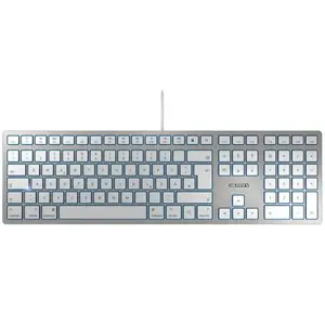 Cherry Tastatur kabelgebunden KC 6000 SLIM für MAC silber