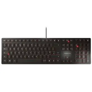 CHERRY KC 6000 SLIM Tastatur, schwarz, Ultra flaches Design-Keyboard