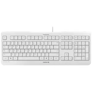 Cherry KC 1000 - Tastatur - Englisch - US - Weiß/Grau