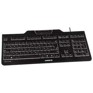 CHERRY KC 1000 SC, schwarz, kabelgebunden, Security Tastatur, integrie...