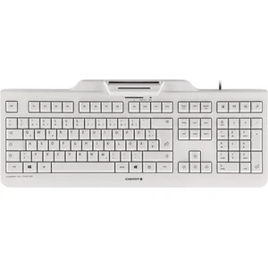 CHERRY KC 1000 SC, weiß-grau, kabelgebunden, Security Tastatur, integr...