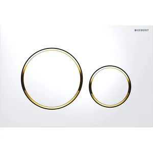 GEBERIT Betätigungsplatten Sigma 20 für 2-Mengen-Spülung weiß/gold 115... günstig