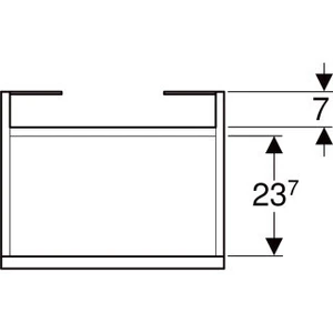 Geberit 501.903.00.1, 1 Tür(en), 1 Stück(e), 435 mm, 345 mm, 605 mm günstig