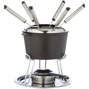 Kela Comore, Fondue Set, Schwarz günstig