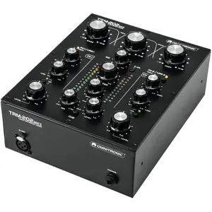 Omnitronic Trm-202 Mk3 (Battlemixer), Mischpult, Schwarz