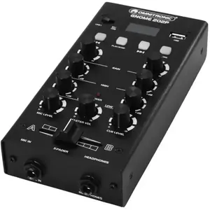 Omnitronic Gnome-202P (Studio- und Livemixer), Mischpult, Schwarz