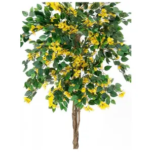 Europalms, Kunstpflanzen, Bougainvillea, Kunstpflanze, gelb, 180cm (180 cm) günstig