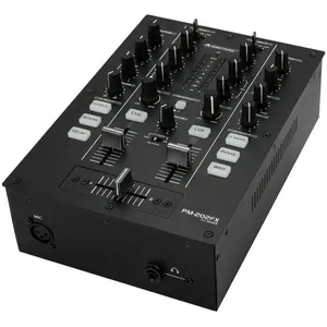 Omnitronic PM-202FX, Mischpult, Schwarz
