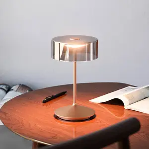 Sigor LED-Akkutischleuchte Numotion, bronze, Glas, IP54, dimmbar günstig