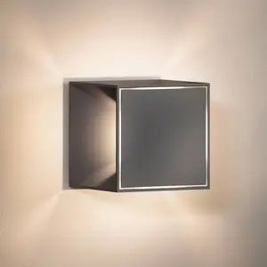 LED-Akku-Tischleuchte Nutalis mini, graphit, IP54, dimmbar