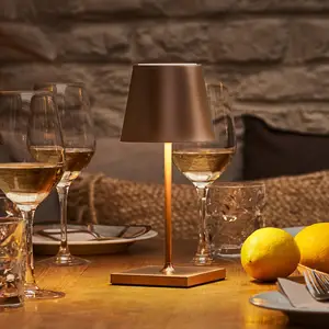 Sigor LED-Akkutischlampe Nuindie mini, USB-C, bronze, IP54, dimm. günstig