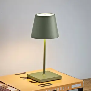 Sigor LED-Akkutischlampe Nuindie mini, USB-C, salbeigrün, dimmbar günstig