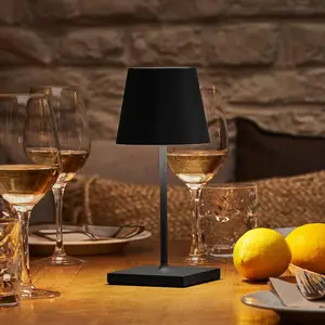 Sigor LED-Akkutischlampe Nuindie mini, USB-C, schwarz, IP54, dimm. günstig