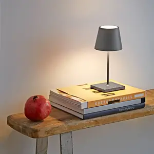 Sigor LED-Akkutischlampe Nuindie mini, USB, grafit, IP54, dimmbar günstig