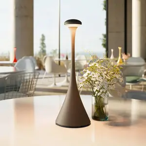 LED-Akku-Tischleuchte Nudrop, IP54, graphitgrau