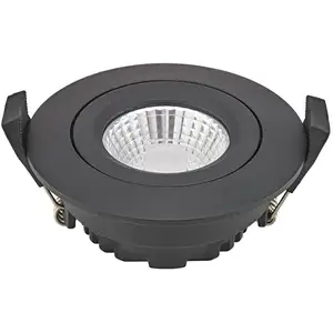 Sigor LED-Deckeneinbauspot Diled, Ø 8,5 cm 6 W Dim-To-Warm schwarz günstig