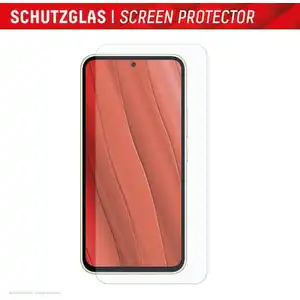 Displex Panzerglas + Schutzhülle für Samsung A55 Schmutzabweisend, Kratzresistent, Schockresistent, Stoßfest, Transparent günstig