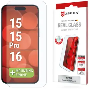 DISPLEX Real Schutzglas für iPhone 15/15 Pro/16 günstig