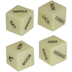 Liebeswürfel-Set Glow in the Dark Love Dice , englisch, 2 Stück günstig